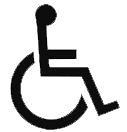 zur Barrierefreien Version Symbol für Rollstuhl